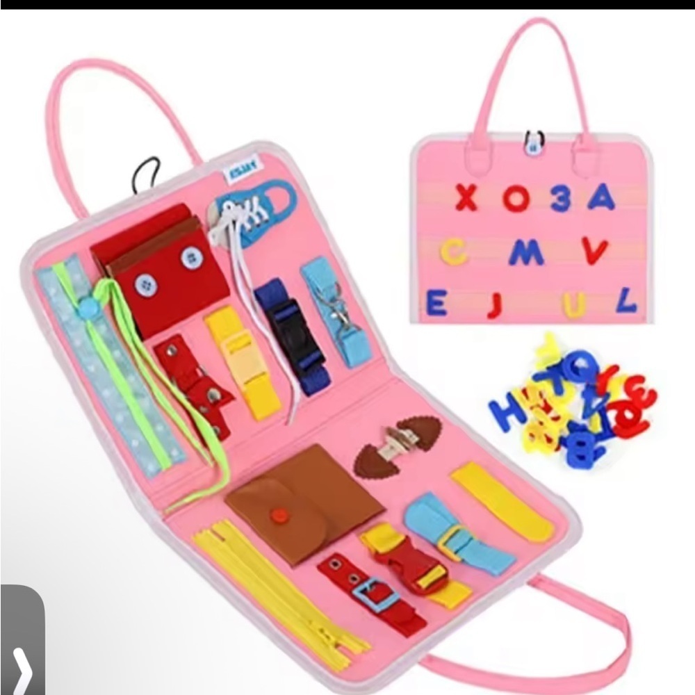 Sensory Play Board Leaning Toys For Toddlers Foldable Sensory Toy
0423